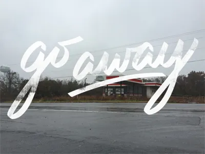Rain Rain.... away calligraphy go handlettering lettering rain script type typography