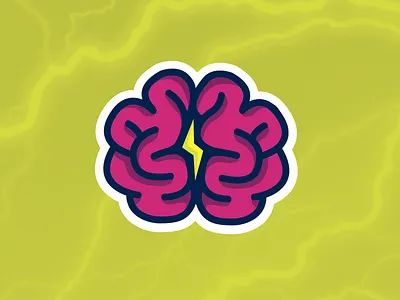 Brain Power Sticker marketplace mule playoff rebound sticker stickers