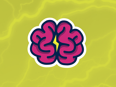 Brain Power Sticker marketplace mule playoff rebound sticker stickers