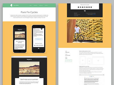 Pure Fix Cycles Email Campaign - oscarbarber.com bikes bycicles campaign clean email html marketing newsletter portfolio responsive template