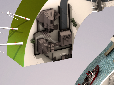 Business letter illustation 3d cinema4d texture typo