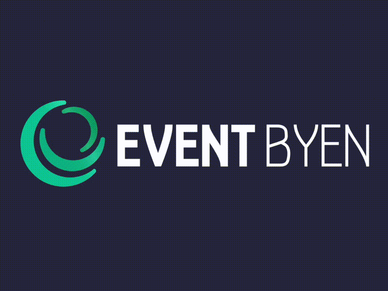 Eventbyen logo animation animation city event icon identity logo logotype motion movie party sport transition