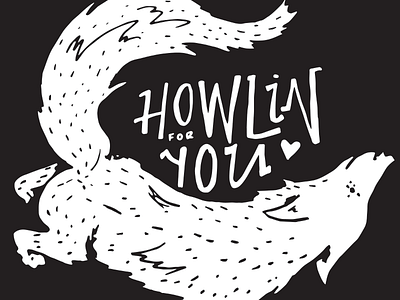 //9 4 halloween howl howlin illustration spooky the black keys wolf