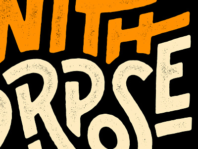 Cheddar & Mozzarella lettering typography