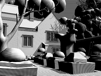 Topiary – Sketch & Toon c4d cinema4d lowpoly sketch toon topiary