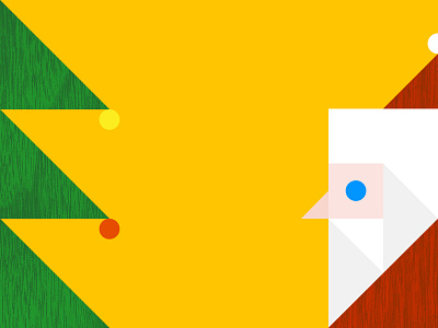 Christmassy Geometry christmas geometric holiday illustration ornaments repetition santa shape texture tree