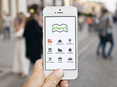 WhereTo dashboard mobile app mobile design photoshop
