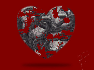 Abstract Love : things you care about collection affinity designer art illustration vector