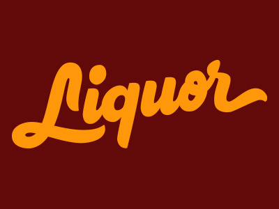 Fat Liquor brush lettering lettering liquor script typography