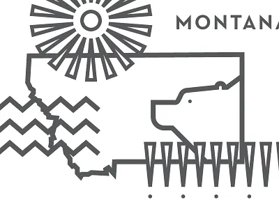 Sneak Christmas Peak bear christmas card creative soapbox ice montana mountains sun upper northwest