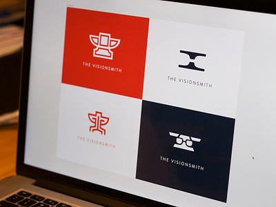 Branding Explorations anvil branding ecommerce logo red shop sketch smith