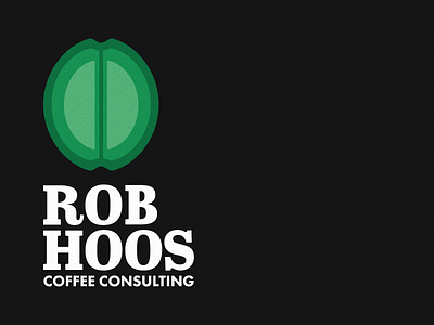 Rob Hoos Personal Branding Logo branding coffee flat logo minimal