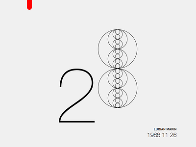28 birthday eight endless graphics infinity poster two