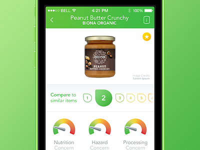 EWG Food for iOS database ewg food green ios iphone