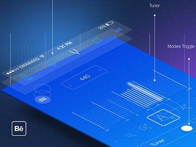 Practice Case Study Ui Ux app flat interface ios7 iphone minimal mobile music ui ux