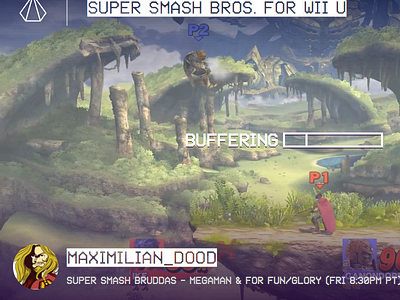 Video Stream Overlay glitch ios twitch video