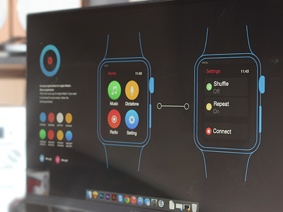 Apple Watch UI Kit! app ios ipad iphone watch