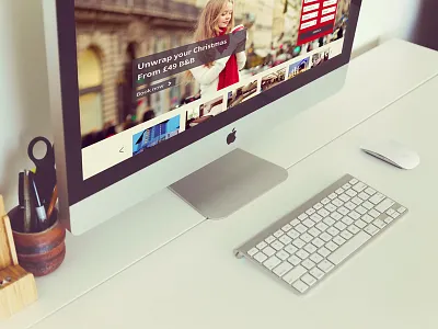 Hotel on large desktop booking form desktop hero unit hotel