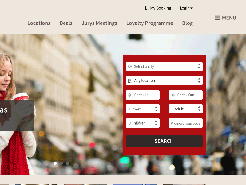 Hotel Nav Menu hotel icons nav sidebar sliding travel