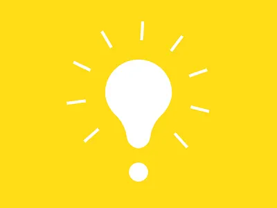 Bright Idea bright idea illustration minimal simple spot vector