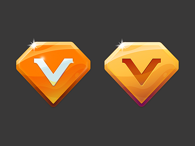 Vip icoon icon v vip yellow