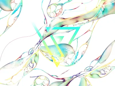 FutureDeluxe : Summer drawing logo organic strands summer vibrant