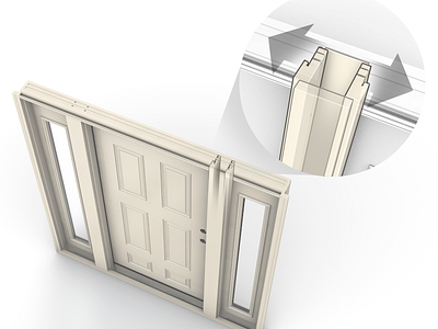 3D Style Test 3d cinema 4d door illustration technical illustration