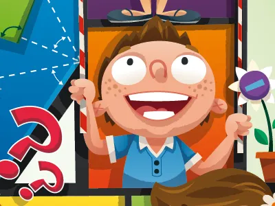 Look up!! illustration