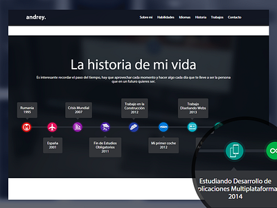 Andrey Marin CV (the story of my life) abilities andrey cv design icon life simple web work