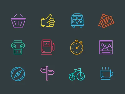 Born To Travel adventure android app cute free icon set icons ios outline travel