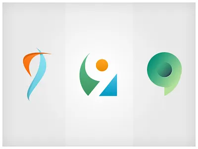 Nº 9 Branding 9 branding concept logo number