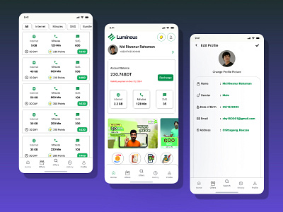 Teletalk App Redesign UI! figma ui ux