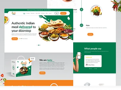 Authentic indian meal- Dabbahwala branding tiffins service website ui ux ux design website design website development