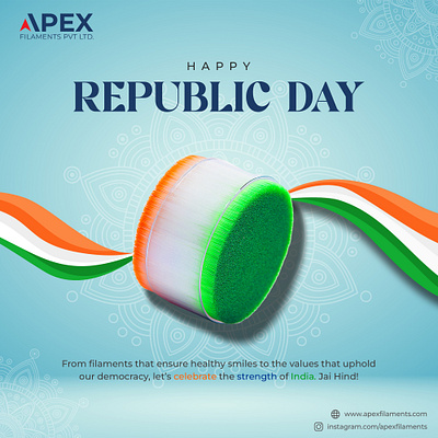 Republic Day Social Media Creative branding graphic design ui