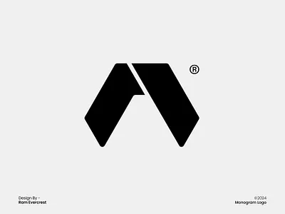 Letter A Logo Concept (For Sale) a a logo app logo brand identity branding creative logo for sale letter a logo logo design logo design branding minimal a logo minimalist logo modern a logo rounded a logo saas saas logo sleek logo tech unused