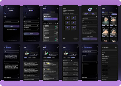 AI Agent Chat Bot - GPT Like - Mobile Version artificial intelligence graphic design illustration ui ux