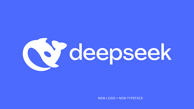 Logo redesign for DeepSeek R1 animation branding design graphic design illustration logo typography ui ux