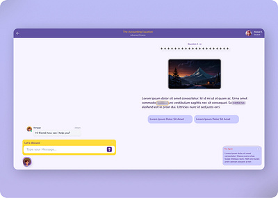 Quiz UI - Light Mode - Web Version graphic design illustration ui ux website