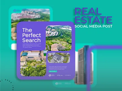 Real Estate Social Media Posts Collection apartment branding collection creative design estate graphic design illustration marketing media ost post property real real estate social social media