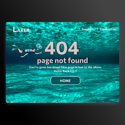 Challenge #008 : "404 page not found" #DailyUI 100daysofui 404 creativethinking dailyui design designchallenge designinspiration figma figmadesign hireme illustration opentowork typography ui uidesign uiux userexperience ux visualstorytelling webdesign