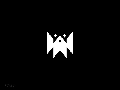 Letter W and Crown Logo branding crown graphic design letter w logo