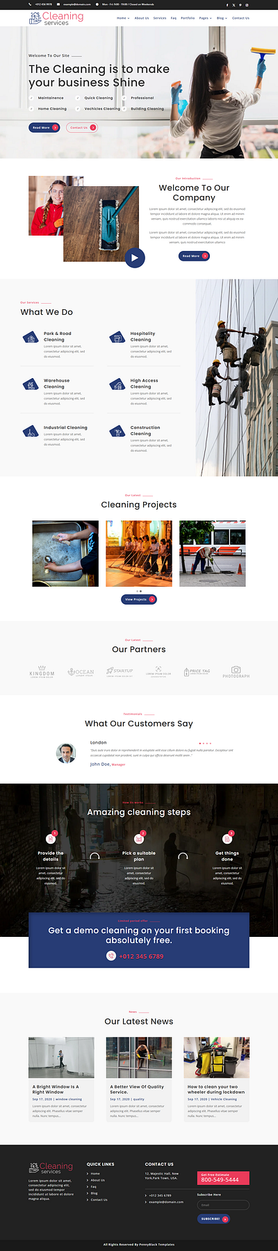 Cleaning Service WordPress Website business cleaning service cleanress design divi landing page design ui ui design web design website design website development website devlopment wordpress wrodpress