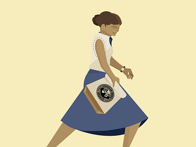 Illustration Girl bag character girl illustration latin