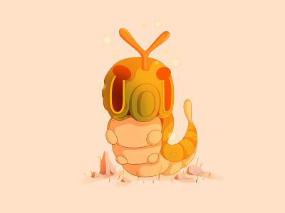 Caterpie | #10 10 caterpie gaming illustration monster nintendo pocket pokemon