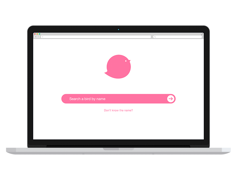 Making a simple demo of BirdFinder bird search web