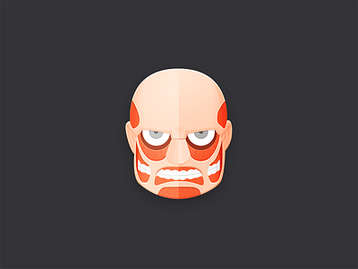 Giant chico colour flat giant head icon ios8 shadow