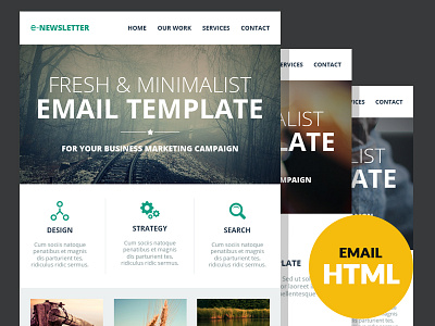 E-Newsletter - Multipurpose Email Template campaignmonitor creative e newsletter email email template flat mailchimp marketing modern responsive web marketing