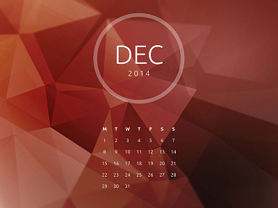 Polygon Desktop - December december desktop free polygon retina wallpaper