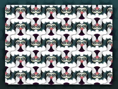 spirographic bird: patterned bird pattern spirograph