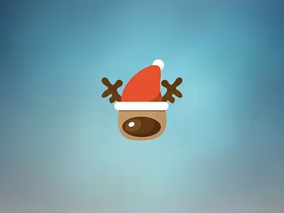 Santa's reindeer christmas jul reindeer vector